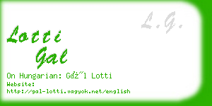 lotti gal business card